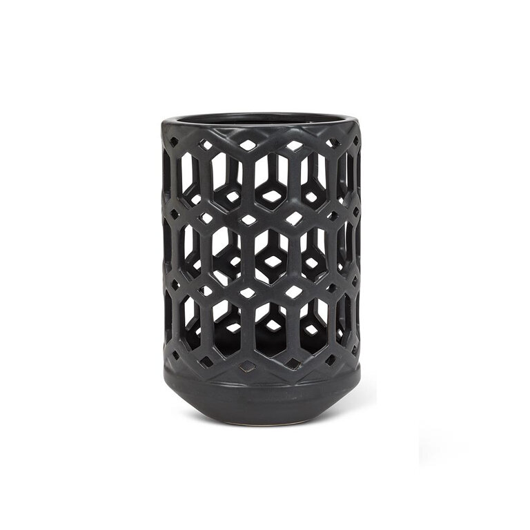 Openwork Lantern - Matte Black Product Image